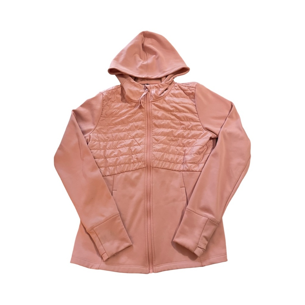 Women's Pink Quilted Puffer Jacket